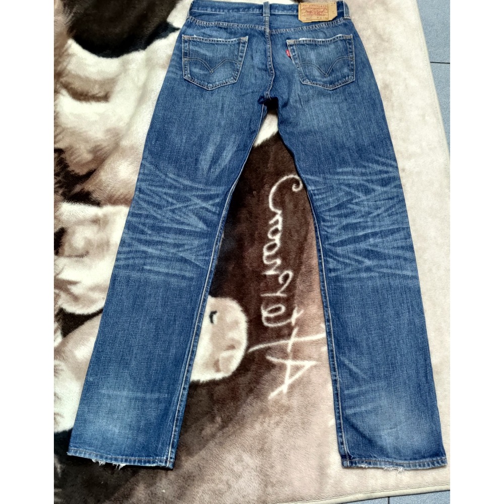 二手 男款 Superdry牛仔褲30腰 LEVIS 501直筒排扣牛仔褲31腰-細節圖5
