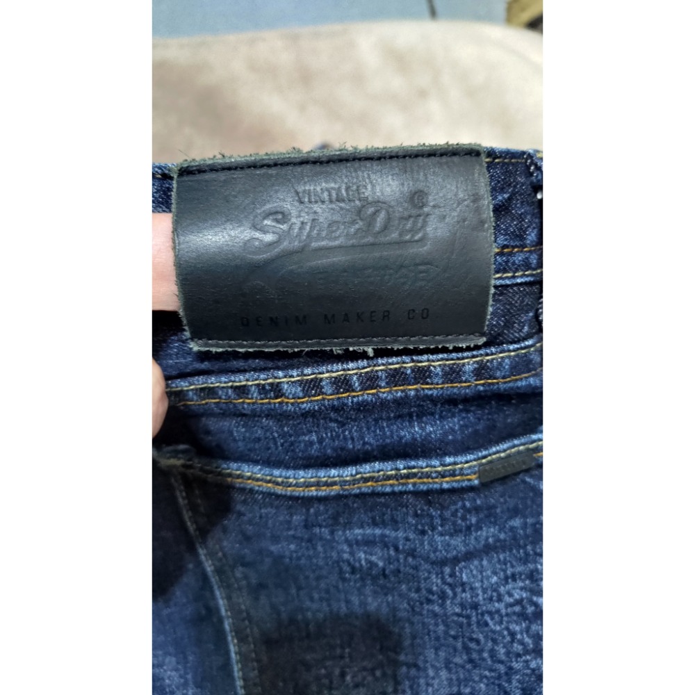 二手 男款 Superdry牛仔褲30腰 LEVIS 501直筒排扣牛仔褲31腰-細節圖6