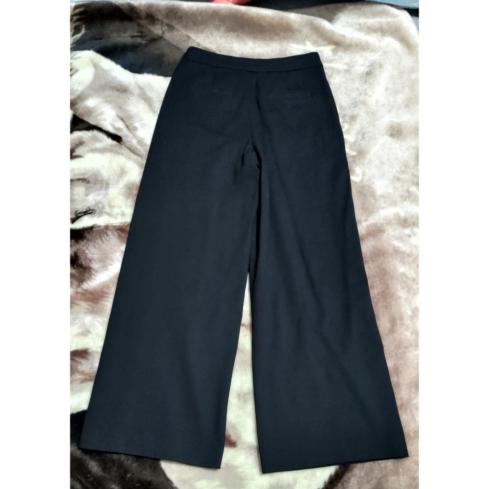 二手SO NICE 厚磅 冬款黑色長褲 S 36碼 伊蕾洋毛短裙M-細節圖4