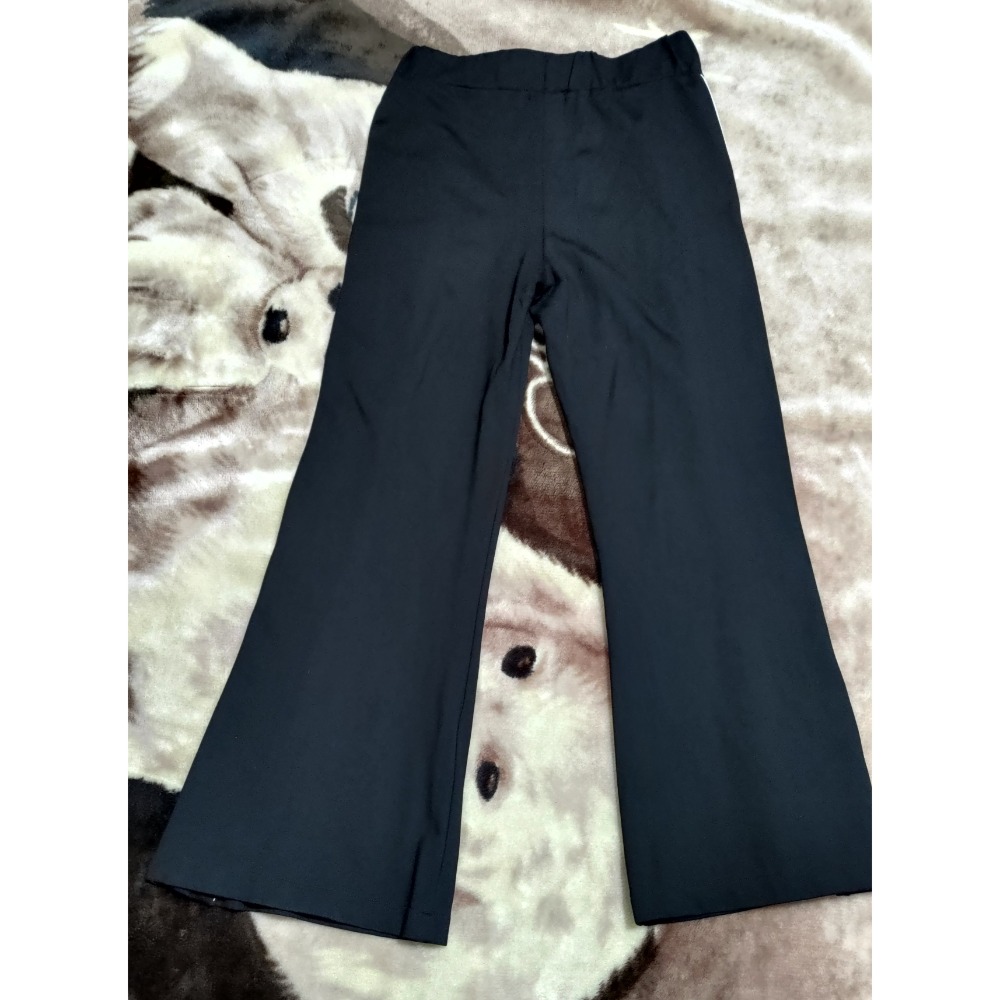 二手SO NICE 厚磅 冬款黑色長褲 S 36碼 伊蕾洋毛短裙M-細節圖6