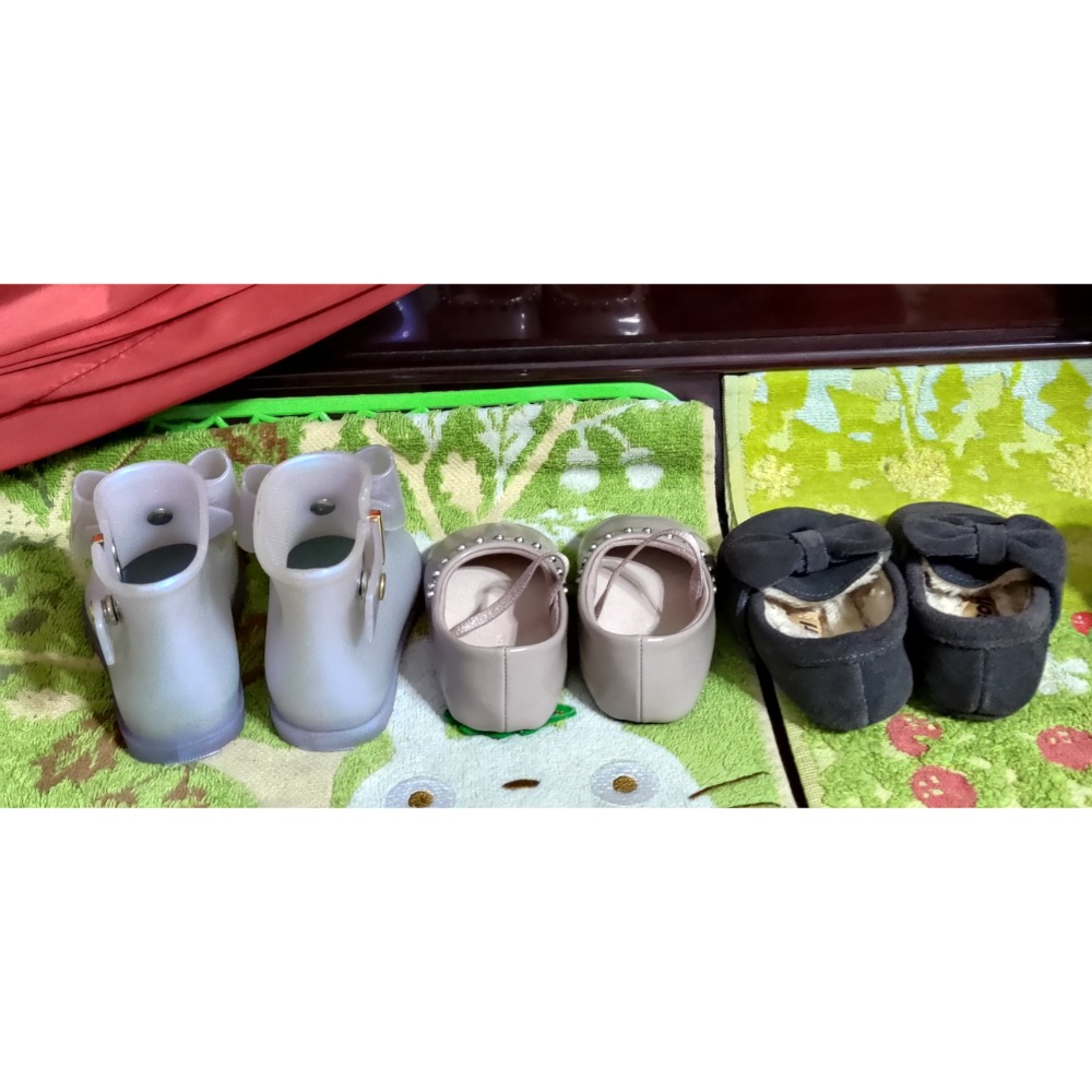 mini melissa果凍鞋USA5 charles&keith 嬰兒鞋 EU19 balsorl內刷毛娃娃鞋底標1-細節圖2