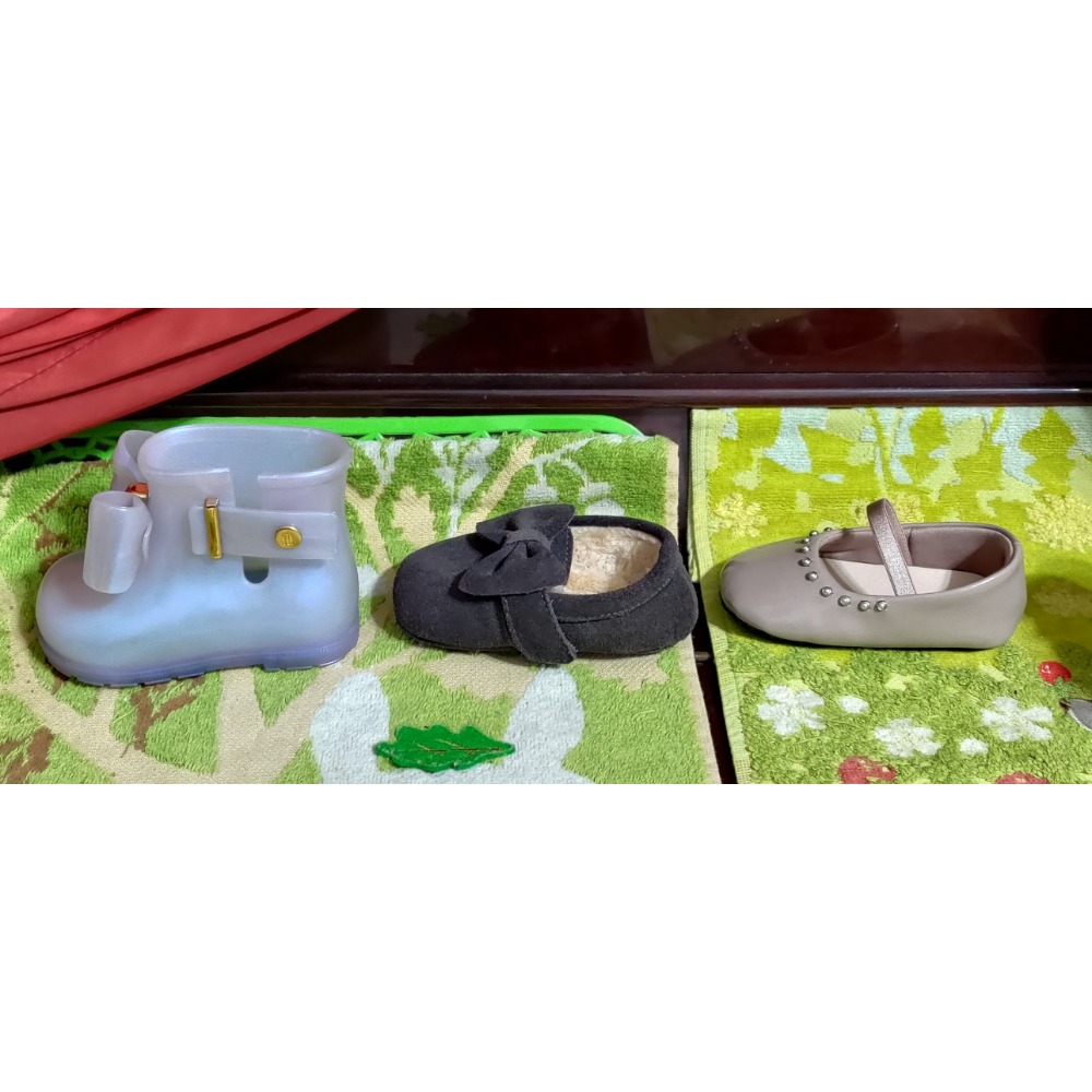 mini melissa果凍鞋USA5 charles&keith 嬰兒鞋 EU19 balsorl內刷毛娃娃鞋底標1-細節圖7
