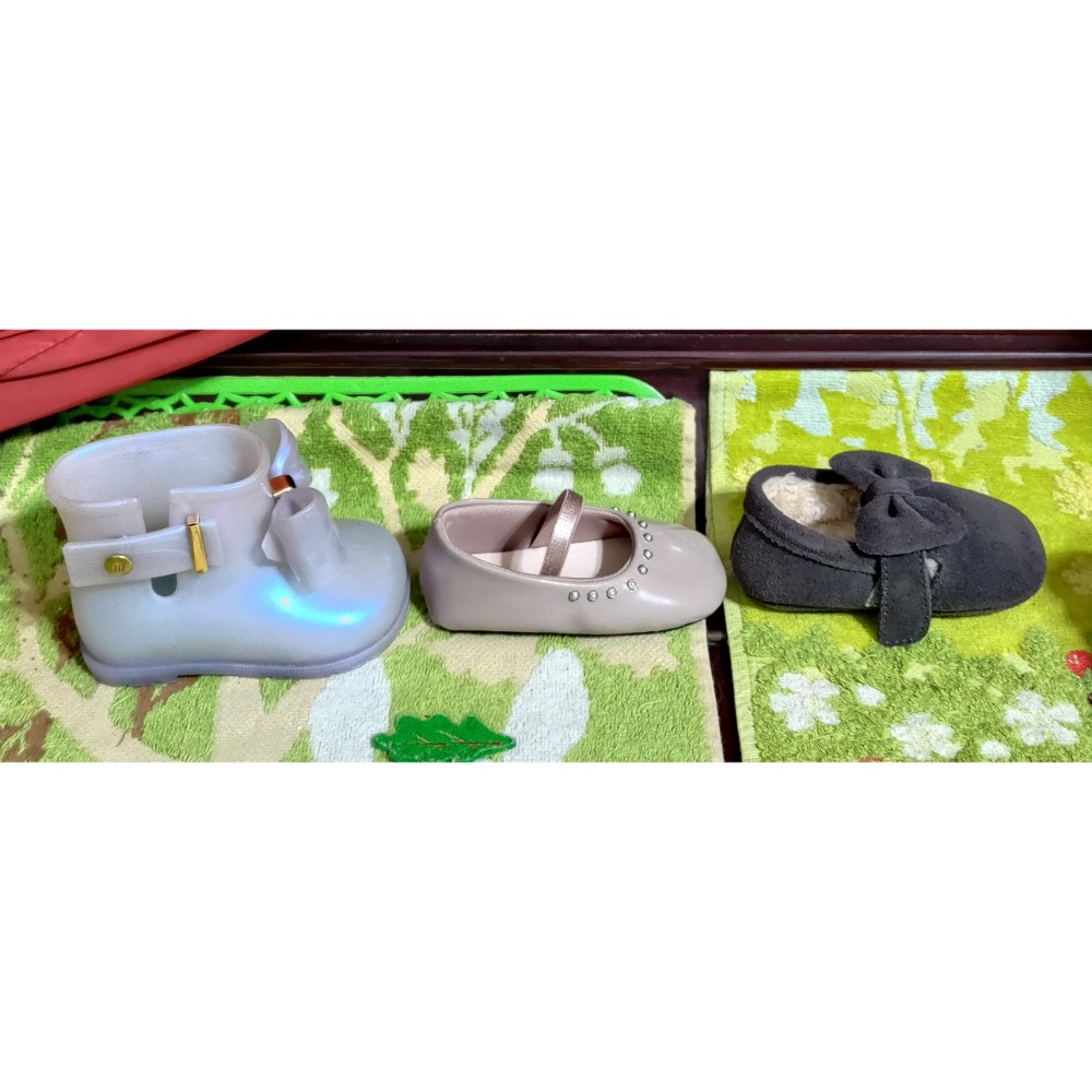 mini melissa果凍鞋USA5 charles&keith 嬰兒鞋 EU19 balsorl內刷毛娃娃鞋底標1-細節圖9