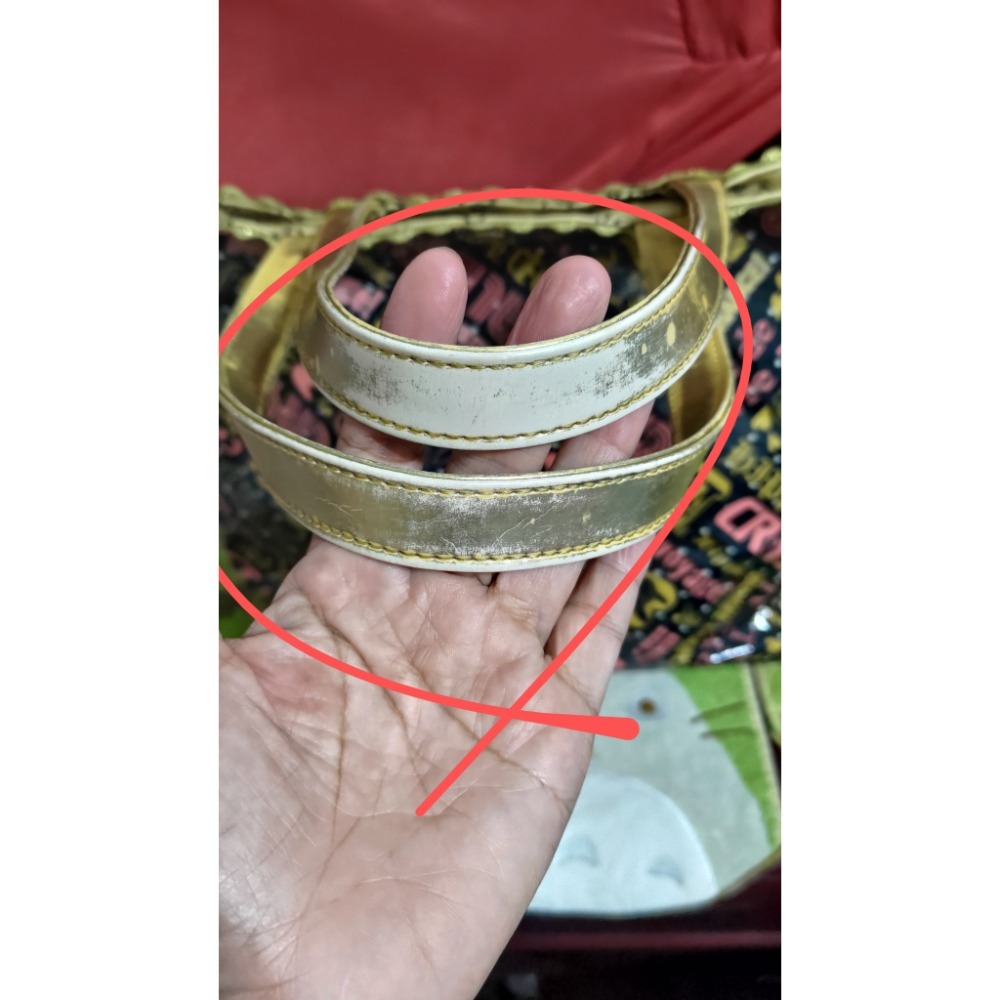 二手 Crystal ball 日本 狗頭包 手提包 肩背包 kipling 玫瑰金霧面 斜背包-細節圖5