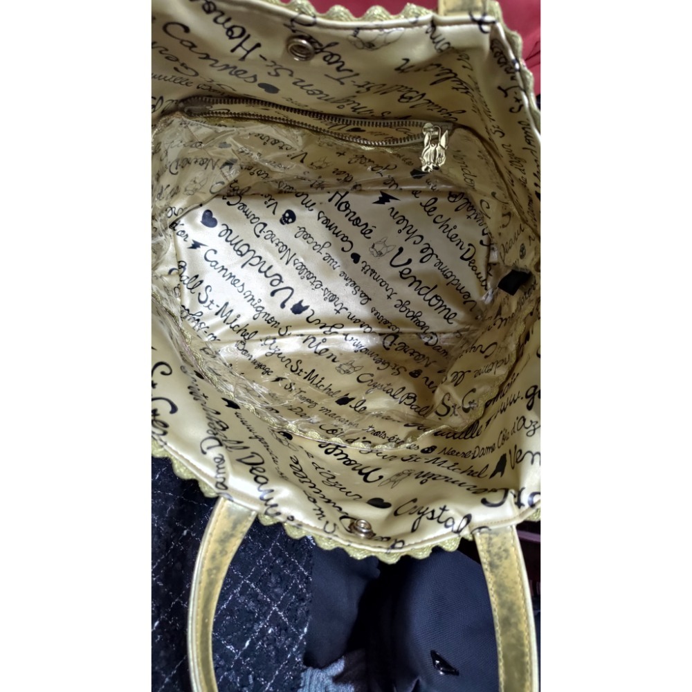 二手 Crystal ball 日本 狗頭包 手提包 肩背包 kipling 玫瑰金霧面 斜背包-細節圖6