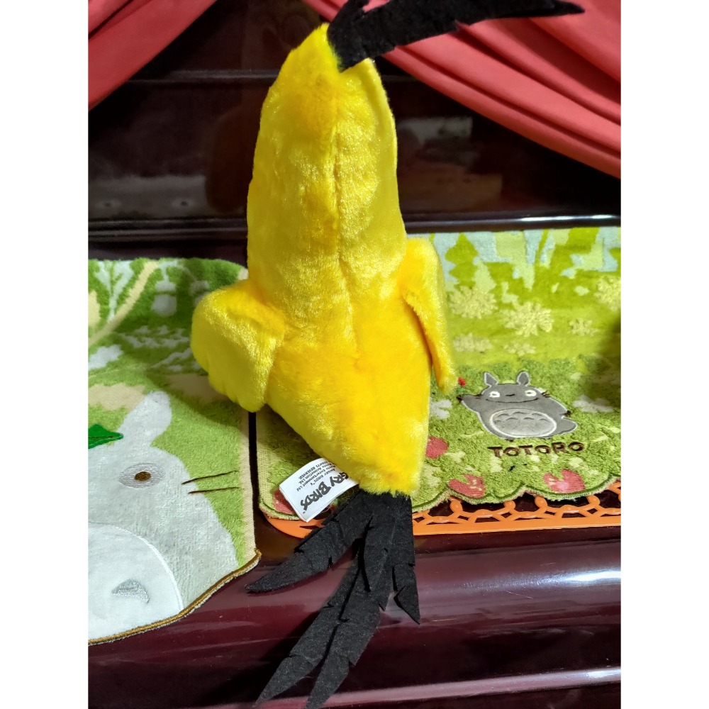 正版授權 Angry Birds 衝刺鳥玩偶 香焦鳥 韓國可愛兒童安全帶玩偶-細節圖6