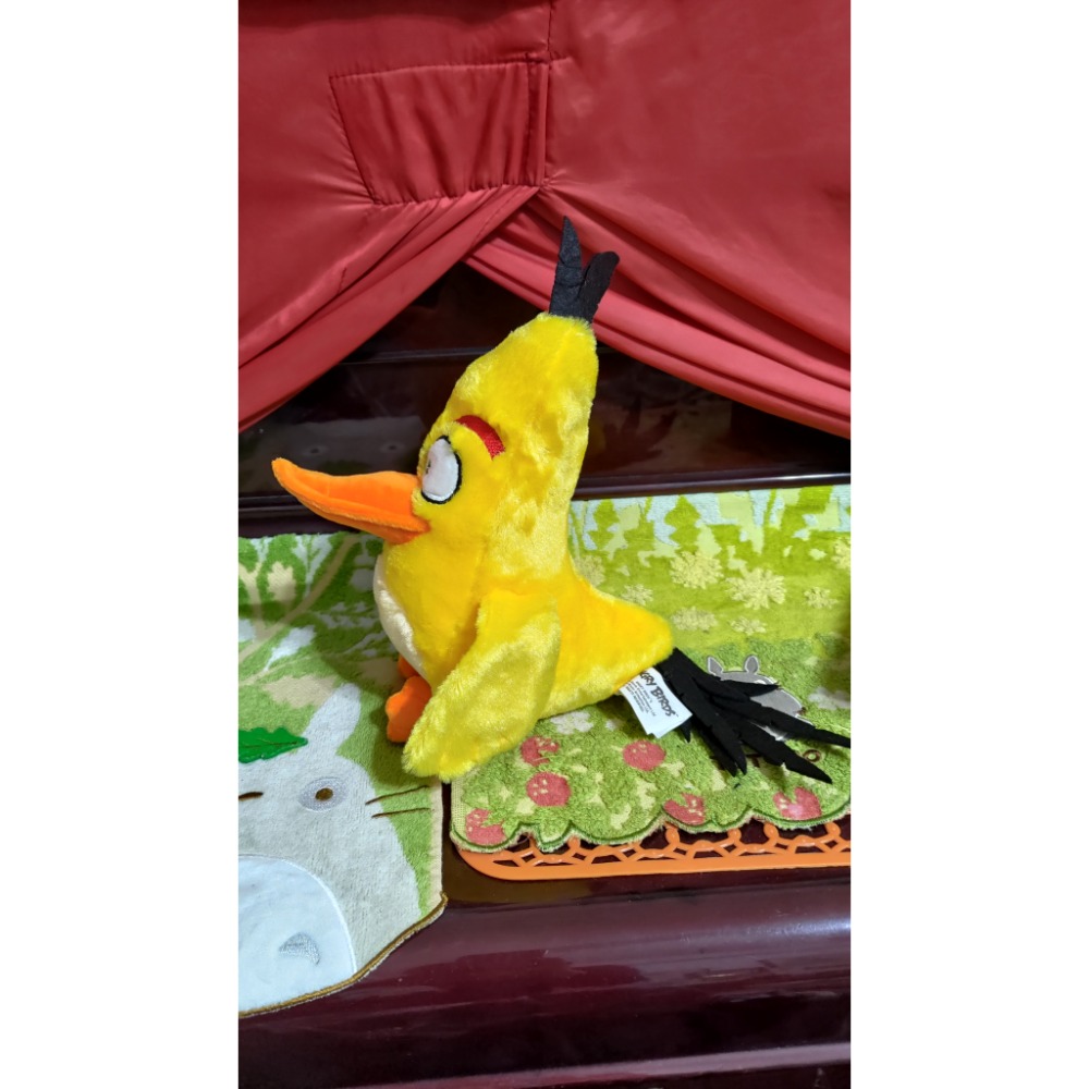 正版授權 Angry Birds 衝刺鳥玩偶 香焦鳥 韓國可愛兒童安全帶玩偶-細節圖7