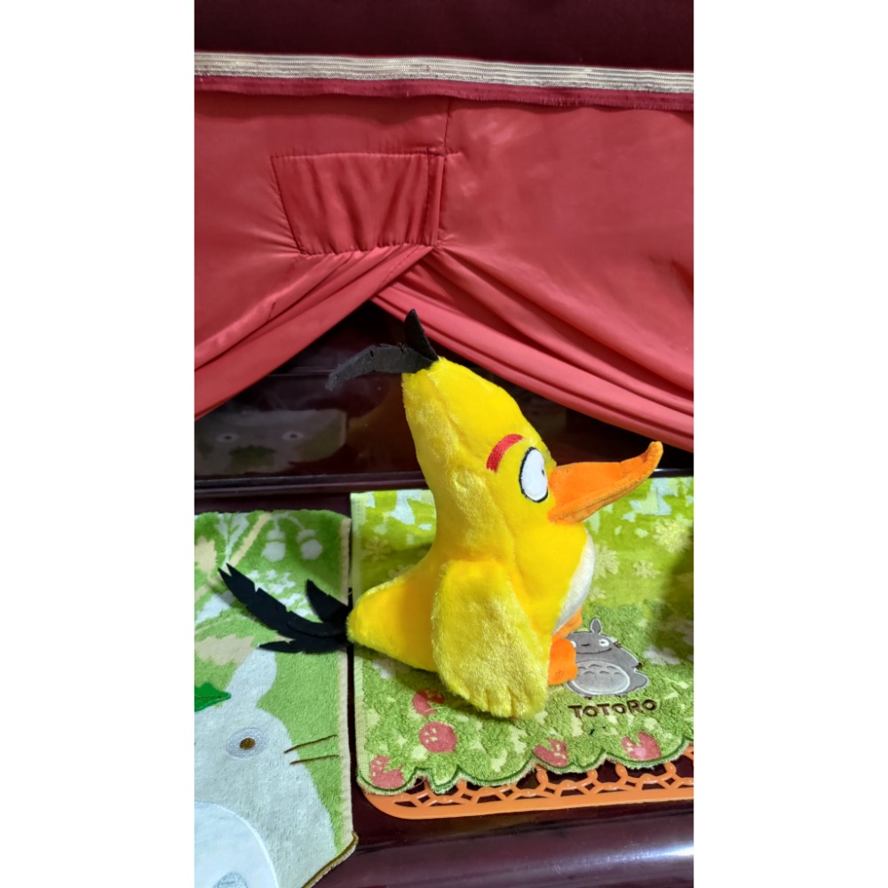 正版授權 Angry Birds 衝刺鳥玩偶 香焦鳥 韓國可愛兒童安全帶玩偶-細節圖8