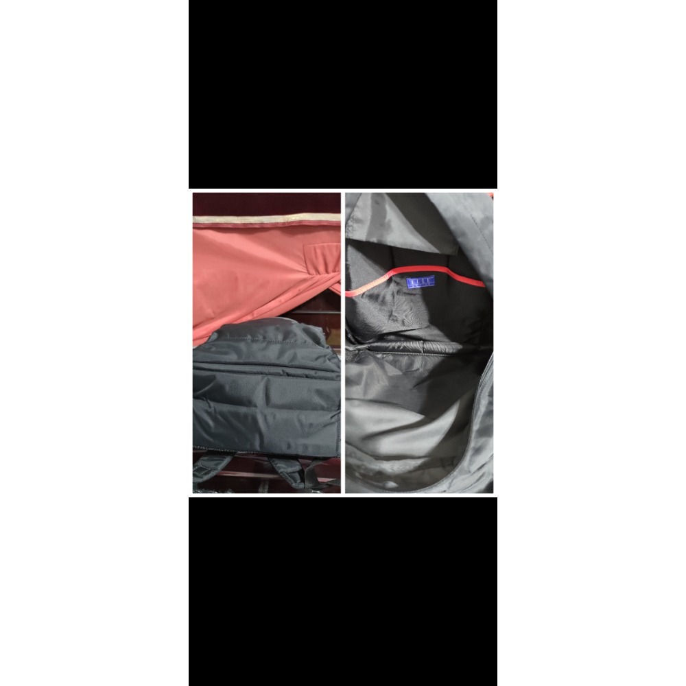 二手 Kazima 後背包 網布 迷彩 可收納 ELLE 手提包 後背包 厚磅商品皆實拍，圖請一一放大檢查，有問題都-細節圖5