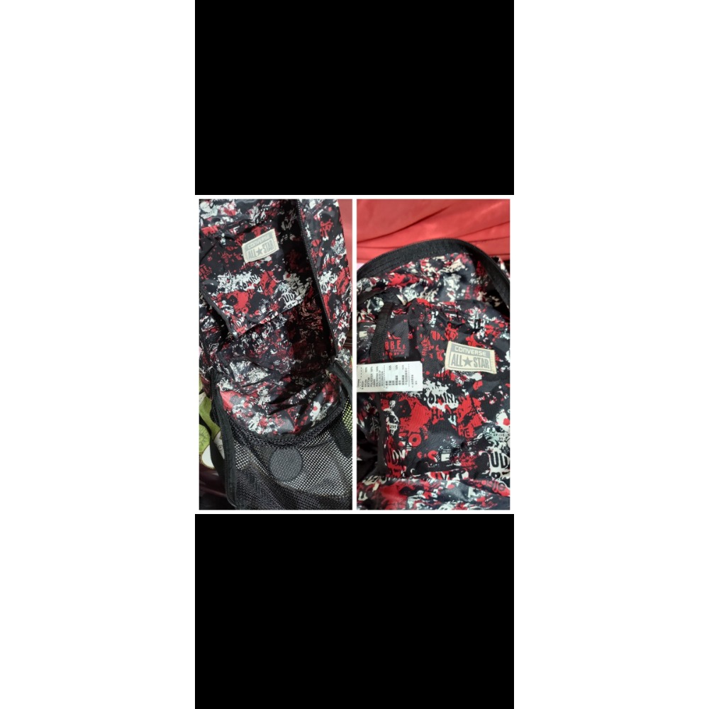 二手 Kazima 後背包 網布 迷彩 可收納 ELLE 手提包 後背包 厚磅商品皆實拍，圖請一一放大檢查，有問題都-細節圖8