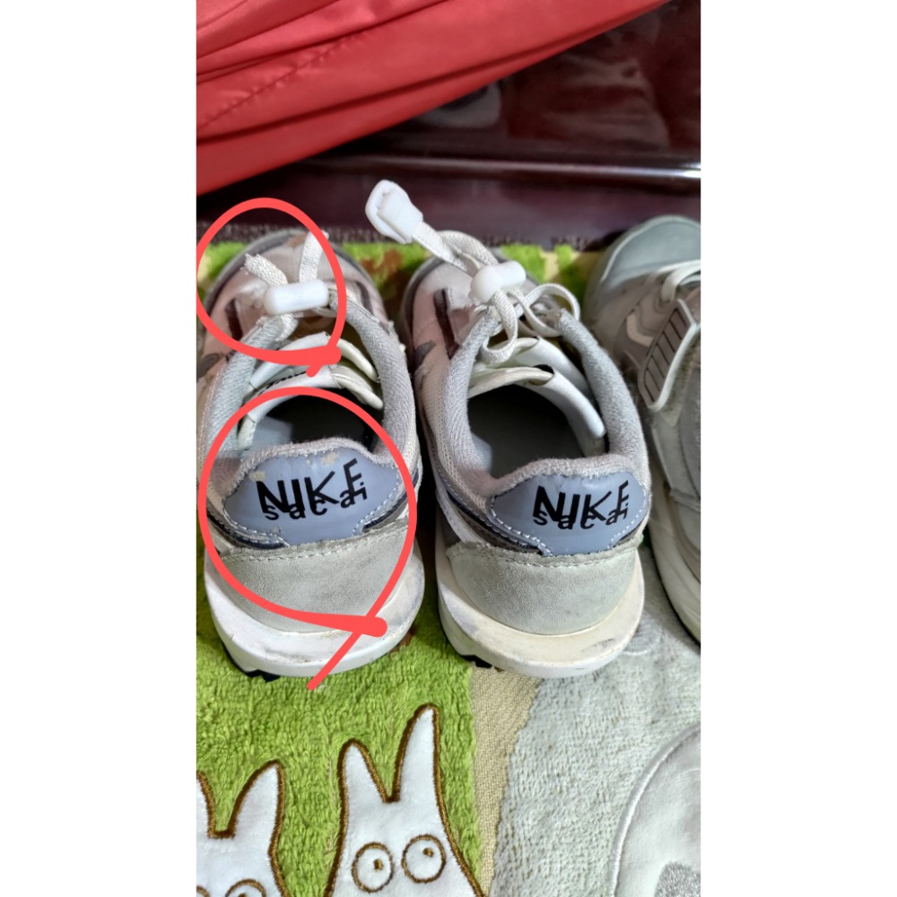 二手 日本 Moonstar 高機能抗菌童鞋 Nike 雙勾 解構鞋 運動鞋 透氣網面-細節圖3