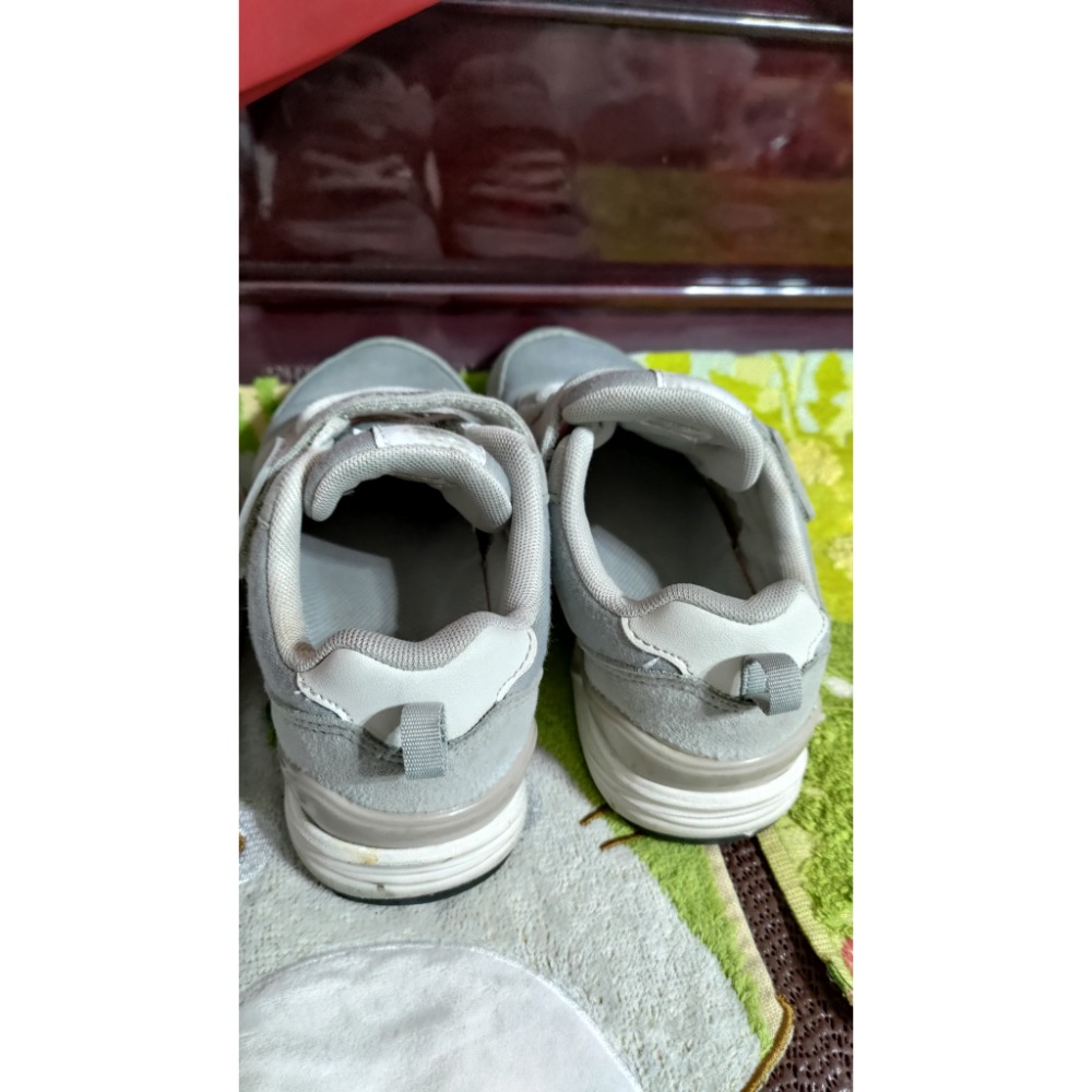 二手 日本 Moonstar 高機能抗菌童鞋 Nike 雙勾 解構鞋 運動鞋 透氣網面-細節圖4