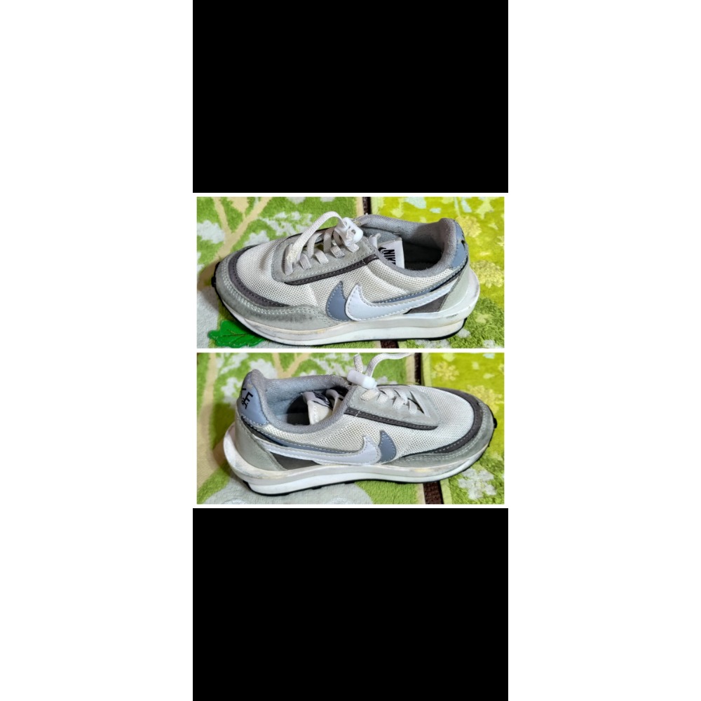 二手 日本 Moonstar 高機能抗菌童鞋 Nike 雙勾 解構鞋 運動鞋 透氣網面-細節圖6