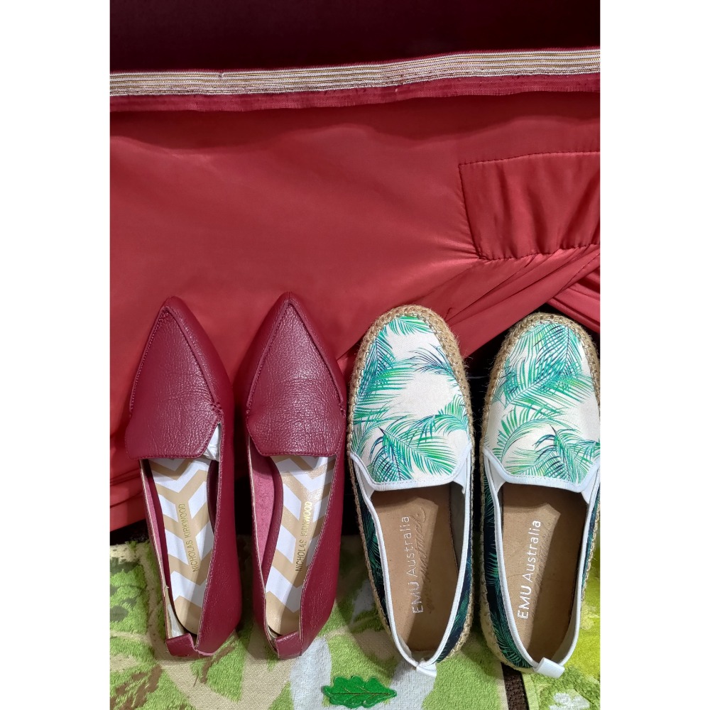 二手 NICHOLAS KIRKWOOD 皮革低跟鞋 尖頭鞋氣墊37碼 EMUAustralia澳洲草編樂福鞋M5-細節圖3