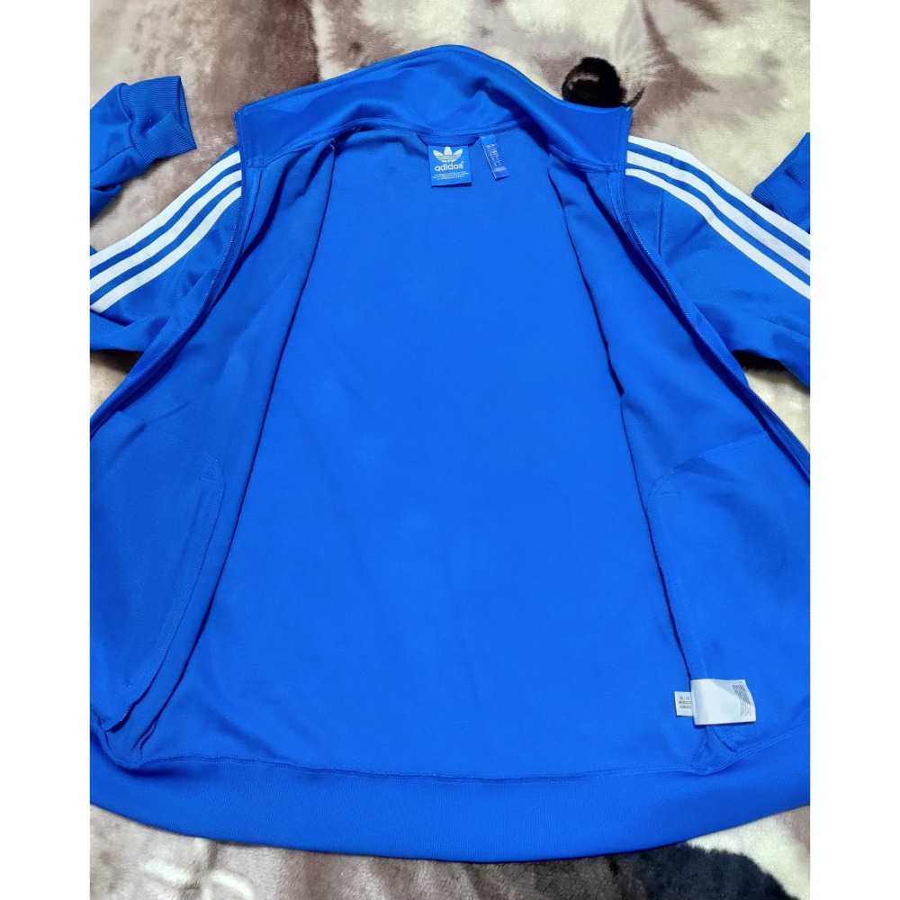 二手 H&M 刺繡重磅緞面棒球外套 170/92A  adidas 立領長袖外套 二件都是美國尺吋S-細節圖3
