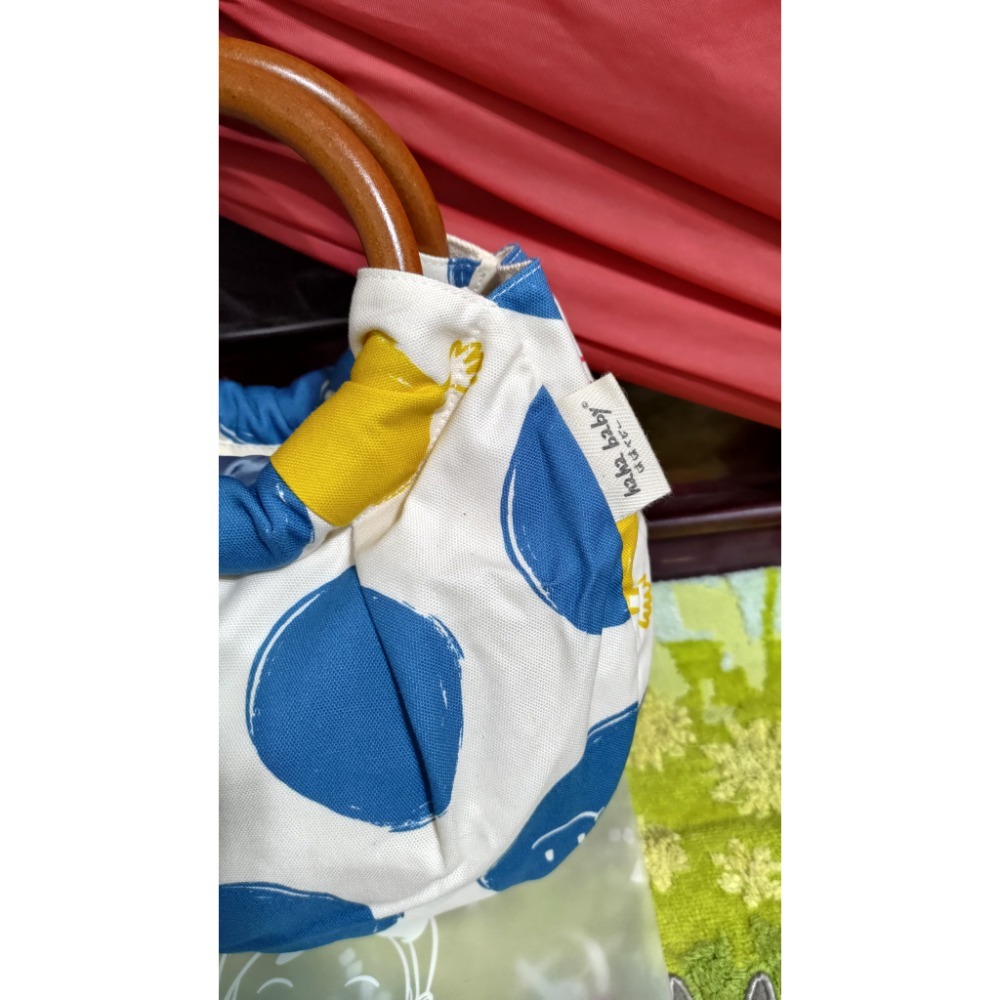 hahababy 木頭手環包 擁抱點點款已售 Vanwalk 蛋花吐司毛絨手提包斜背包肩背包-細節圖2