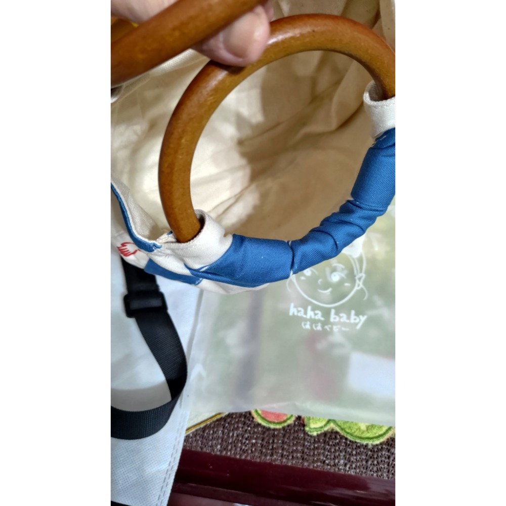 hahababy 木頭手環包 擁抱點點款已售 Vanwalk 蛋花吐司毛絨手提包斜背包肩背包-細節圖7
