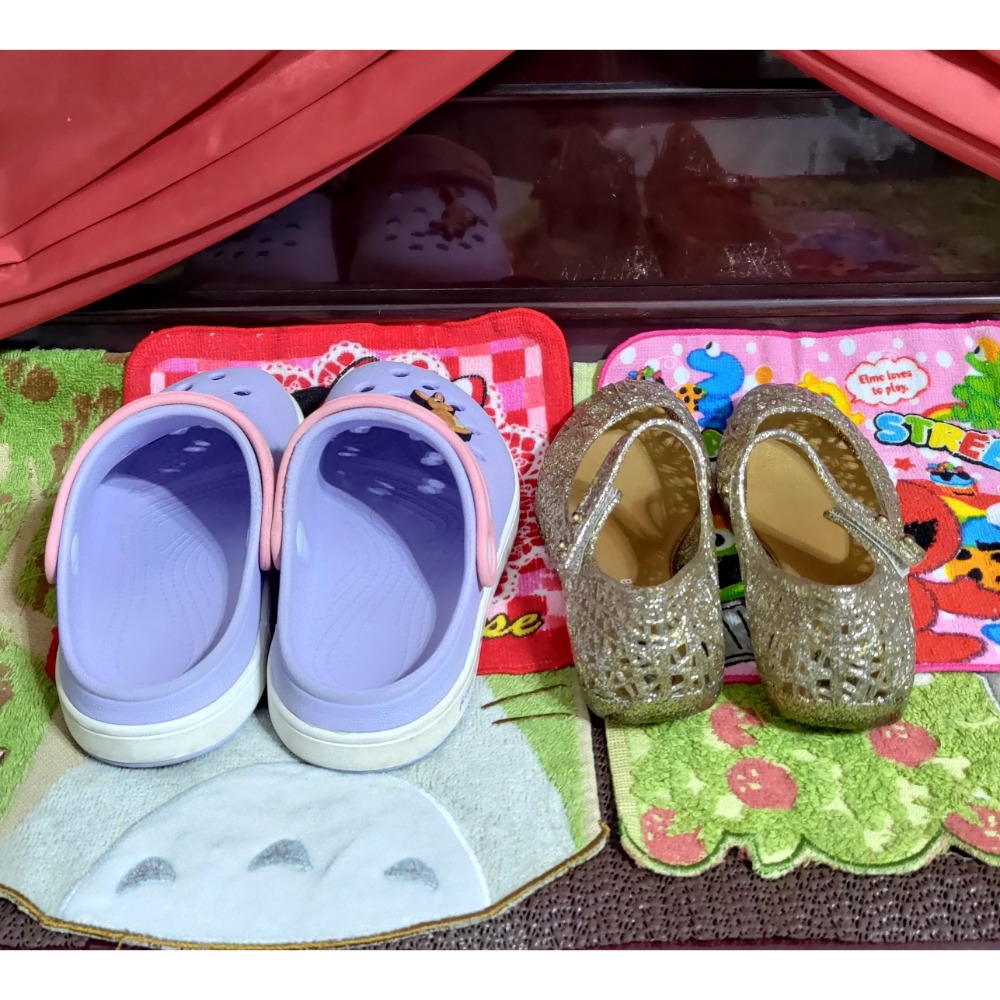 二手 Mini mellisa+campana香香鞋鳥巣鞋 魔鬼氈 USA12 巴西28 日碼18 Kang-細節圖2