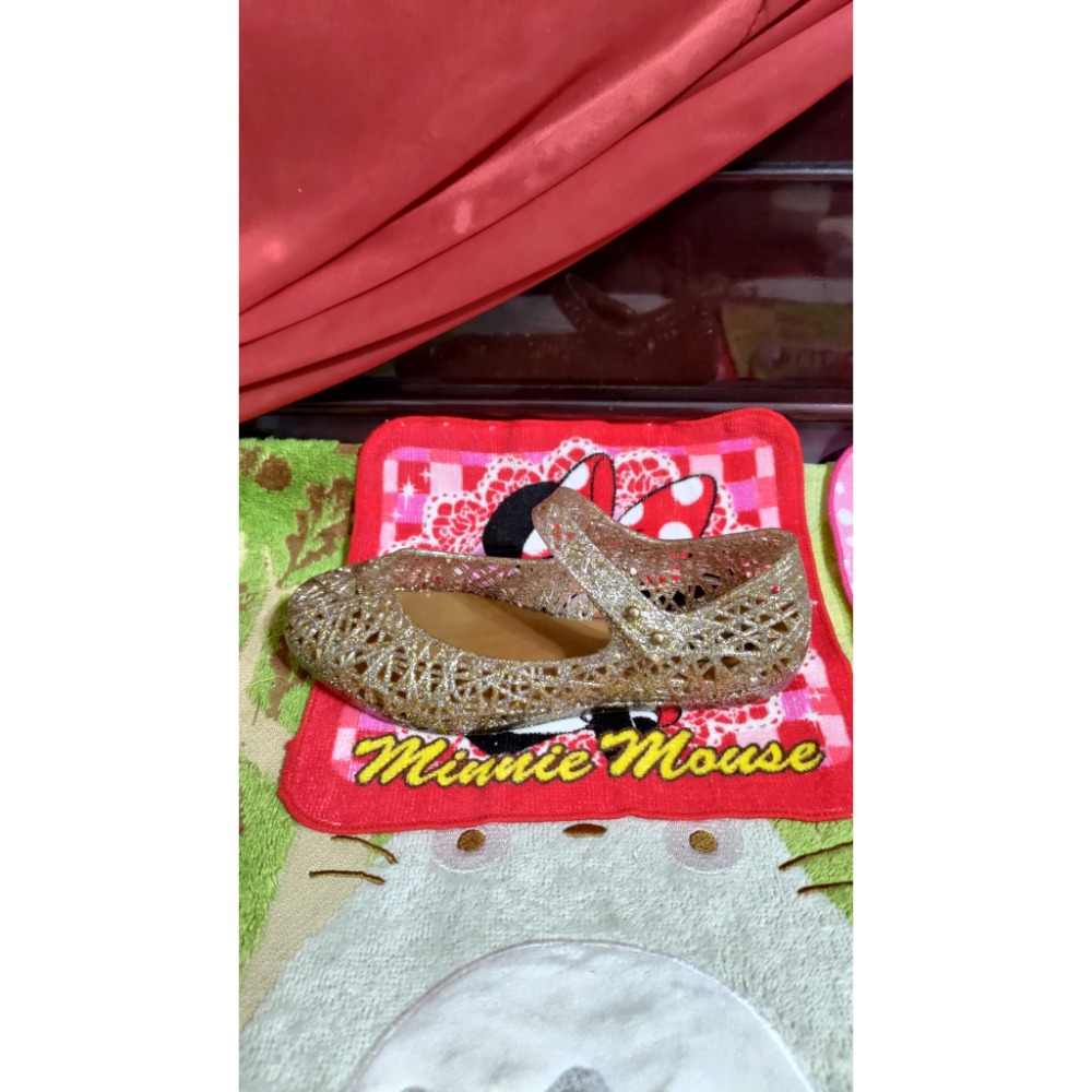 二手 Mini mellisa+campana香香鞋鳥巣鞋 魔鬼氈 USA12 巴西28 日碼18 Kang-細節圖8