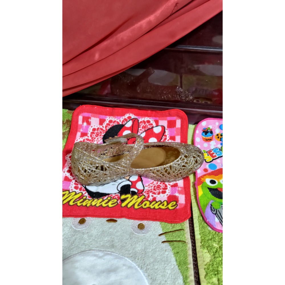 二手 Mini mellisa+campana香香鞋鳥巣鞋 魔鬼氈 USA12 巴西28 日碼18 Kang-細節圖9