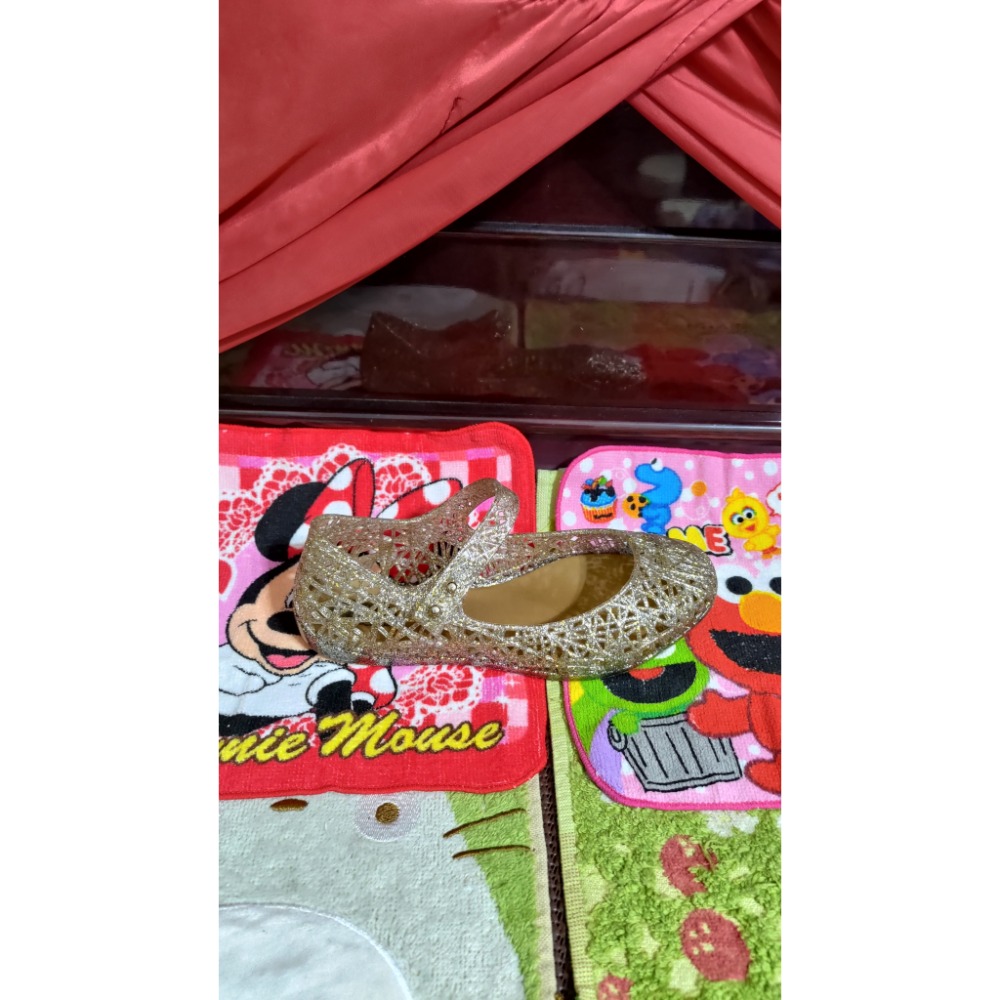 二手 Mini mellisa+campana香香鞋鳥巣鞋 魔鬼氈 USA12 巴西28 日碼18 Kang-細節圖11