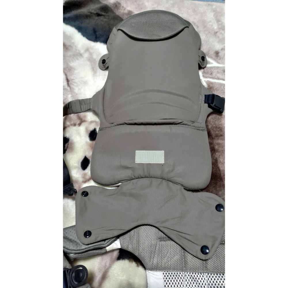 二手 日本Combi 康貝背巾灰色 美國Ergobaby 嬰兒背帶 揹巾黑色-細節圖2