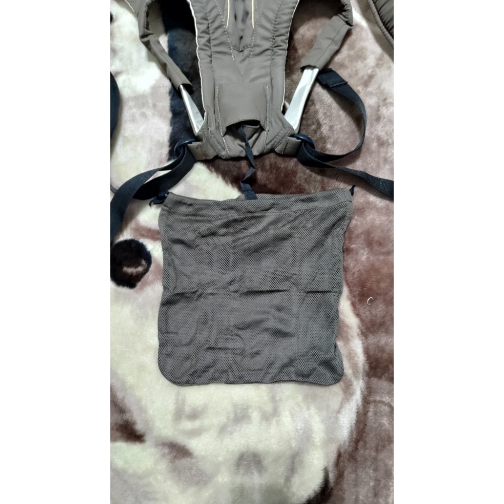 二手 日本Combi 康貝背巾灰色 美國Ergobaby 嬰兒背帶 揹巾黑色-細節圖7