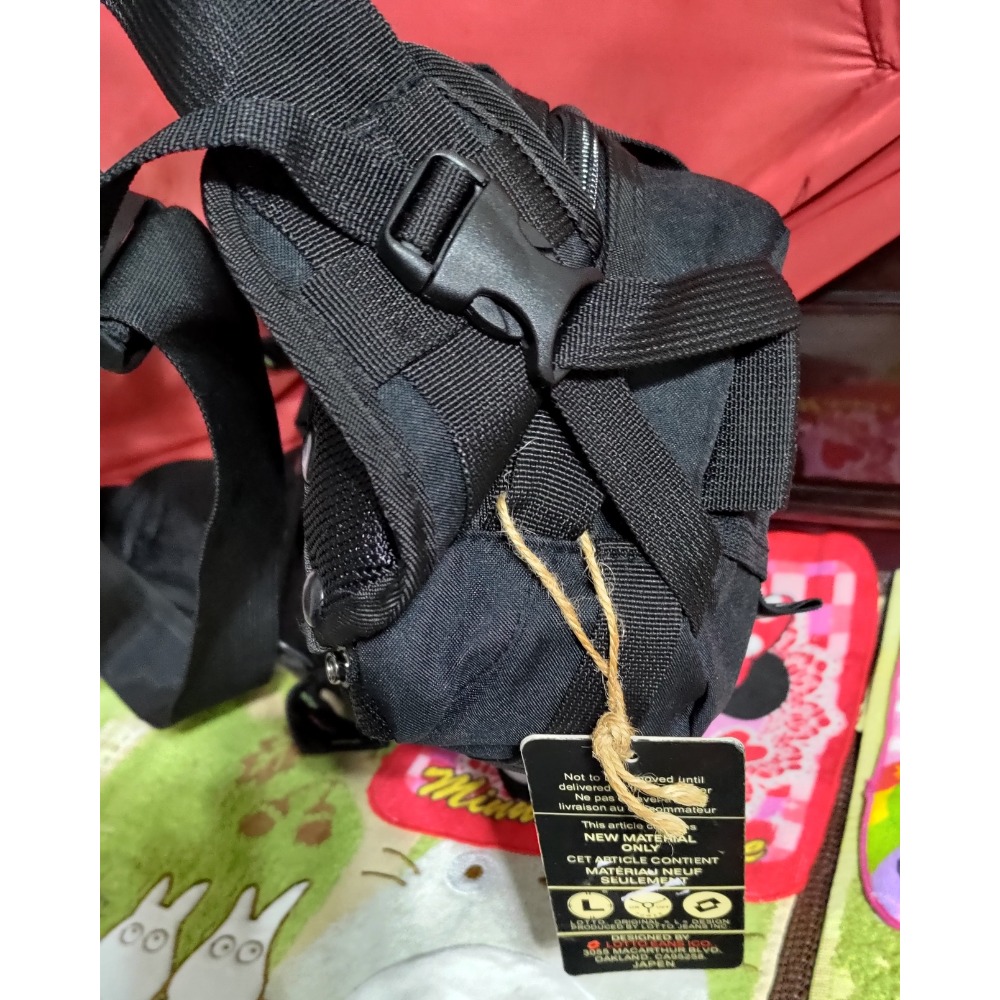 LOTTO 腰包 手提包 斜背包 L SBS拉鍊 真皮咖色男款腰帶包手機包-細節圖7