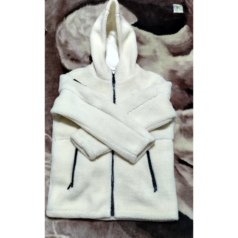 二手 The North Face 北臉 羊羔毛外套 刺繡logo S-細節圖3