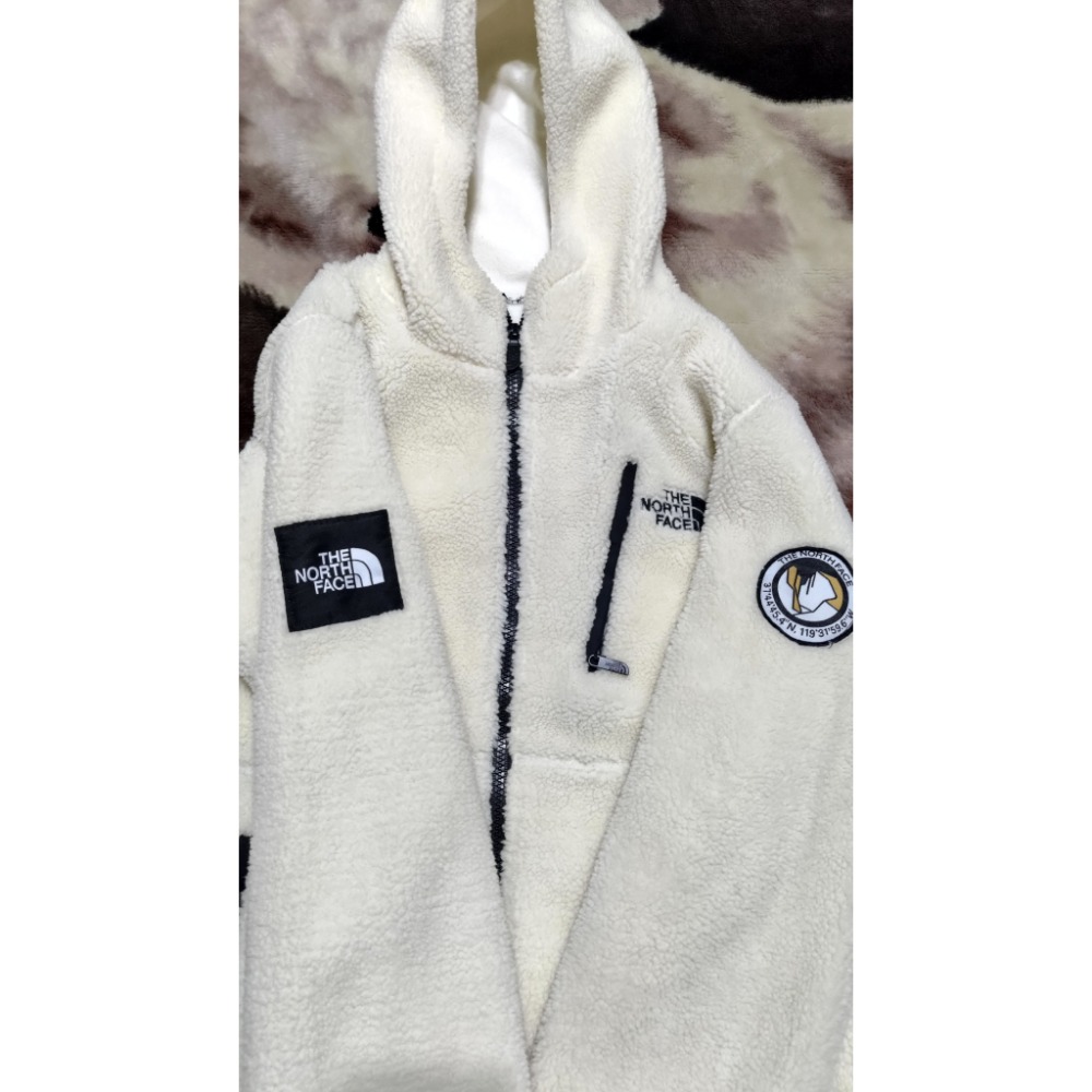 二手 The North Face 北臉 羊羔毛外套 刺繡logo S-細節圖8