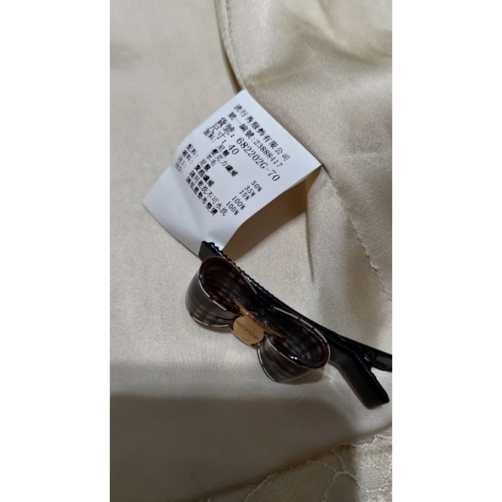 二手 專櫃 外套 L 流行秀服飾羊毛15% 40號-細節圖10
