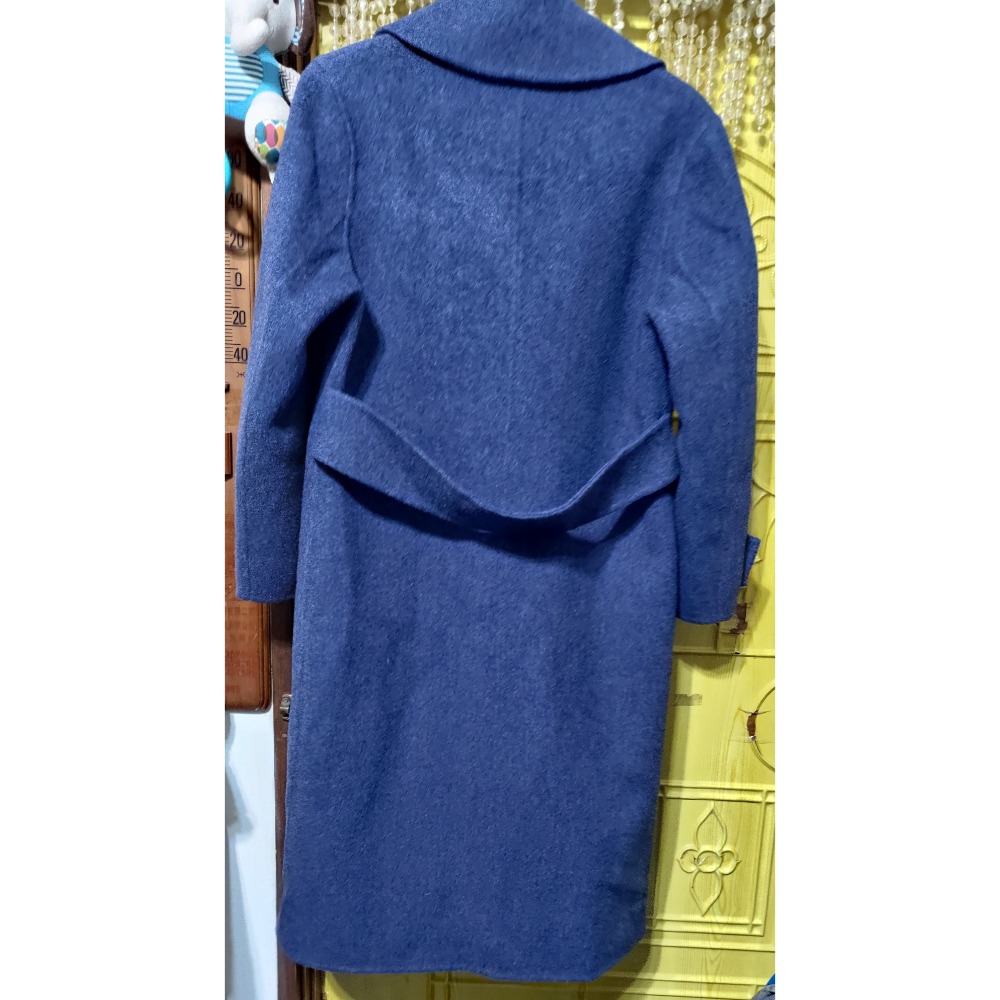 100%純羊毛長版大衣 38號 韓國FLYUP 高腰 彈性 牛仔褲M-細節圖2