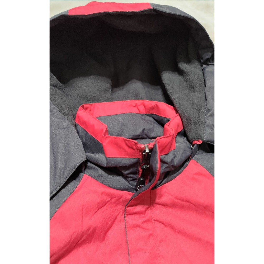 專櫃品牌 紅螞蟻 RED ANT 防水防潑水內刷毛連帽外套刺繡logoL-細節圖6