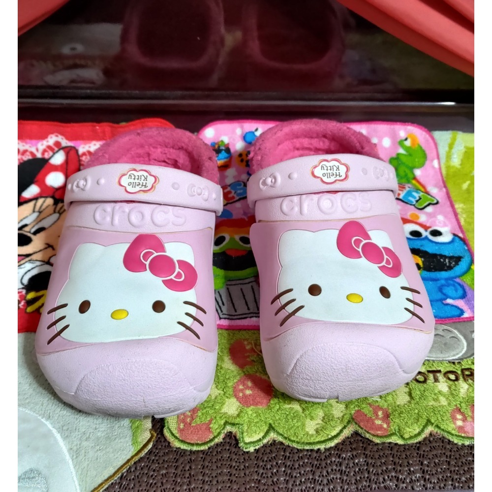 二手 Crocs 卡駱馳童鞋 經典Hello Kitty-規格圖11