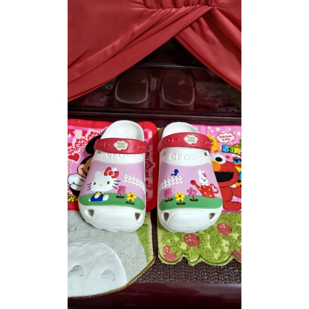 二手 Crocs 卡駱馳童鞋 經典Hello Kitty-規格圖11