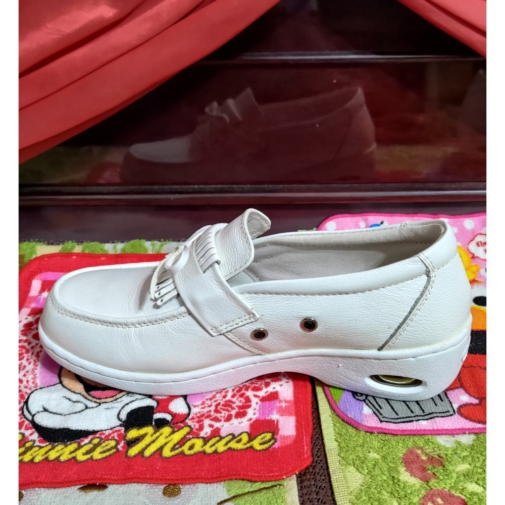 二手 M&G護士鞋售 70號 Hello Kitty 黑色水鑽魚嘴休閒鞋黑色37號-細節圖6