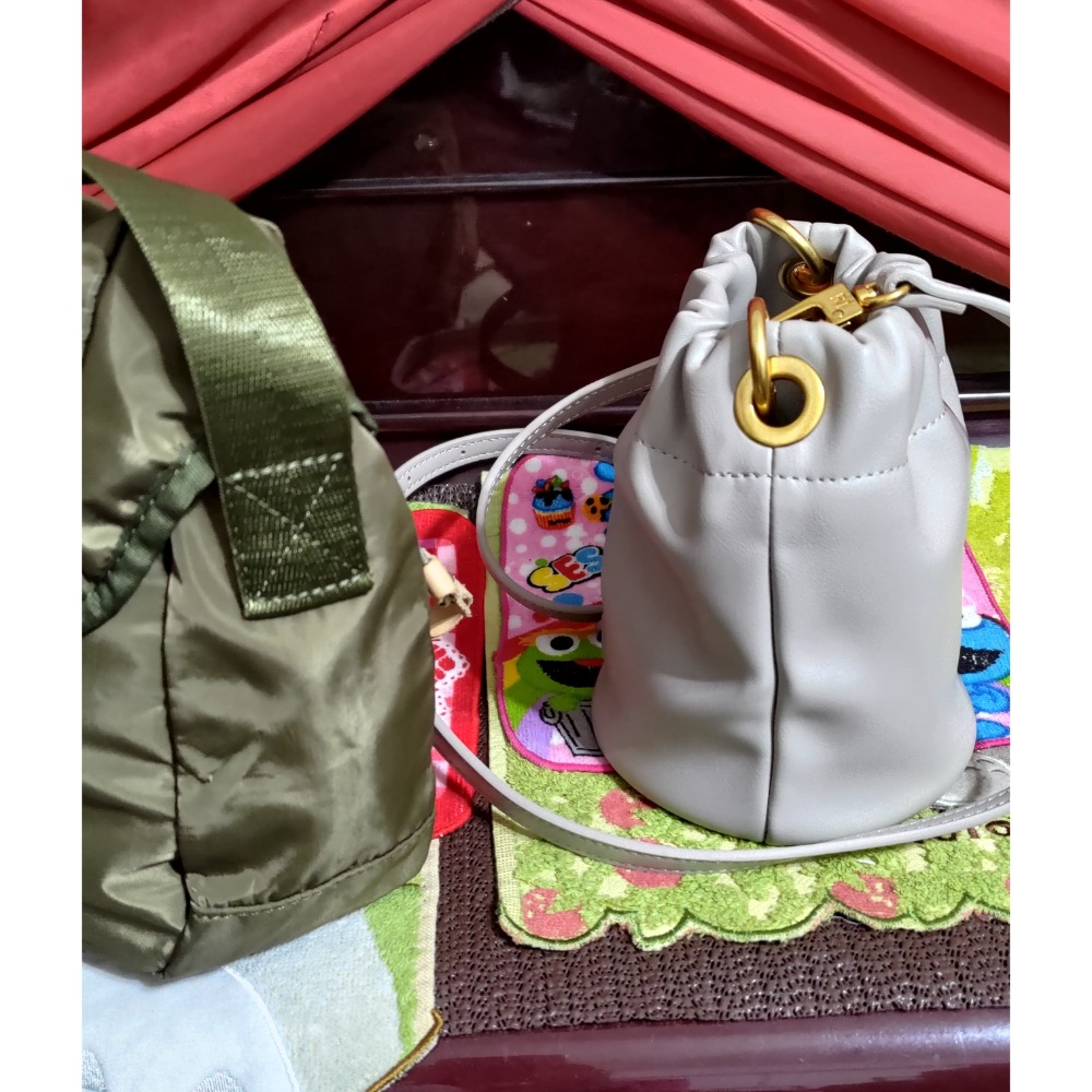 二手 ROBINMAY 貝沙星殼 RM 水桶包 日本 Anello 尼龍 肩斜背包 輕量-細節圖3