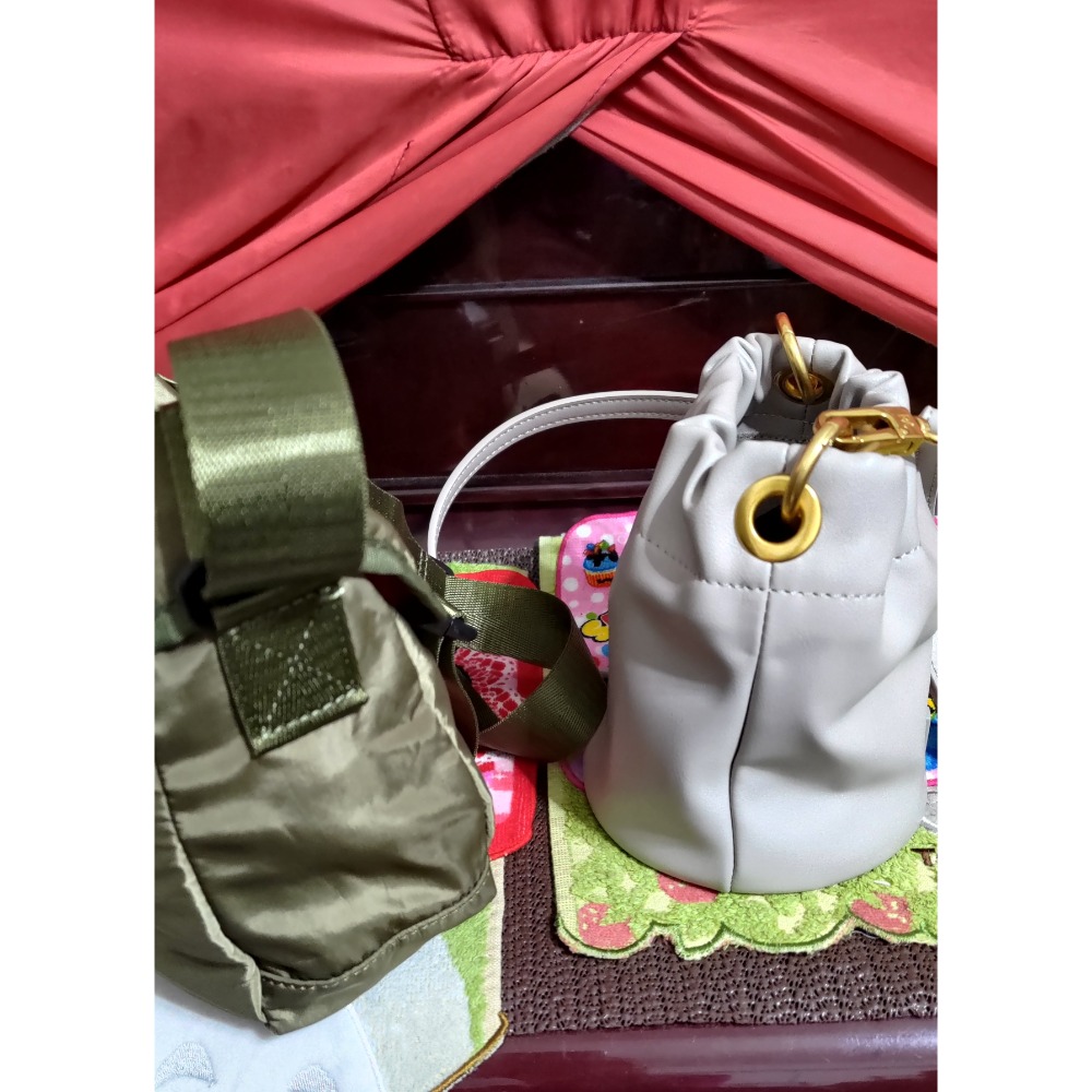 二手 ROBINMAY 貝沙星殼 RM 水桶包 日本 Anello 尼龍 肩斜背包 輕量-細節圖4