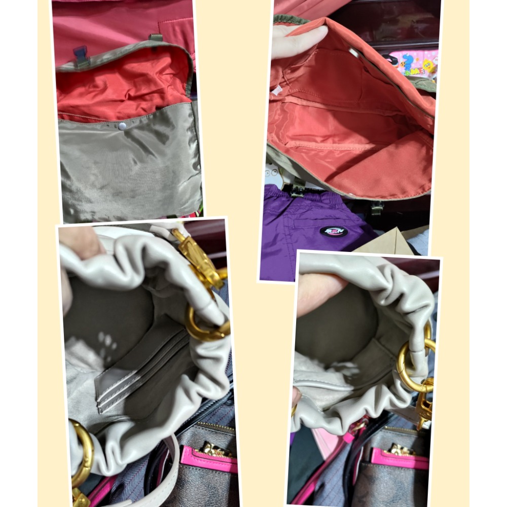 二手 ROBINMAY 貝沙星殼 RM 水桶包 日本 Anello 尼龍 肩斜背包 輕量-細節圖8