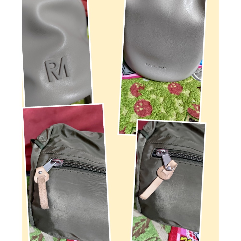 二手 ROBINMAY 貝沙星殼 RM 水桶包 日本 Anello 尼龍 肩斜背包 輕量-細節圖9