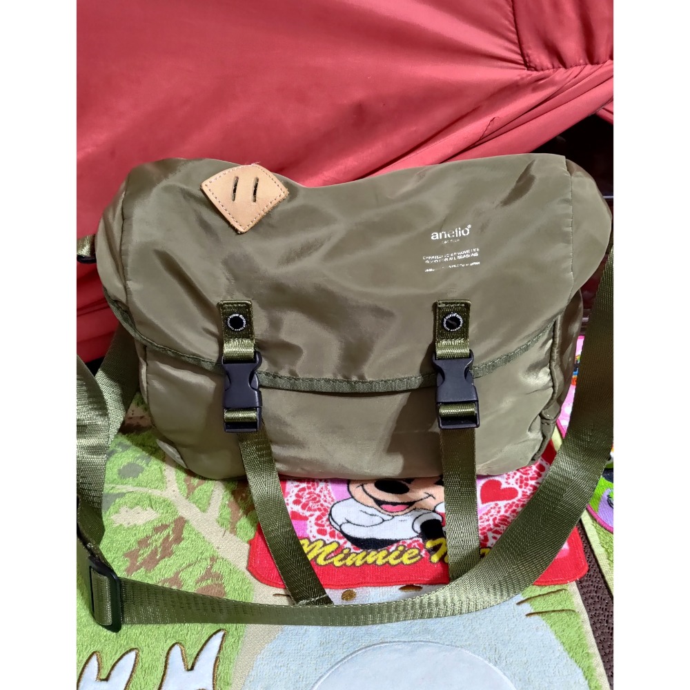 二手 ROBINMAY 貝沙星殼 RM 水桶包 日本 Anello 尼龍 肩斜背包 輕量-規格圖10