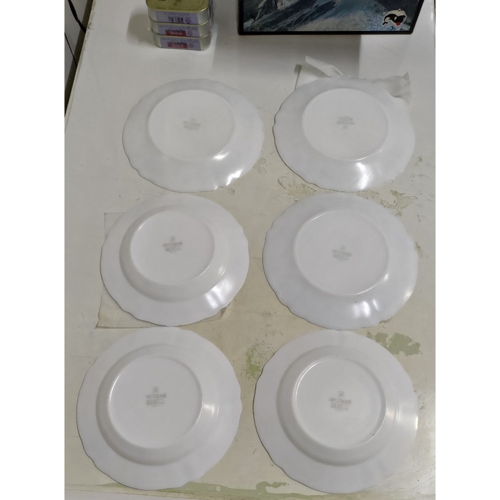 法國愛佳寶強化餐盤一組6入 不鏽鋼茶組 康寧一組2入-細節圖8