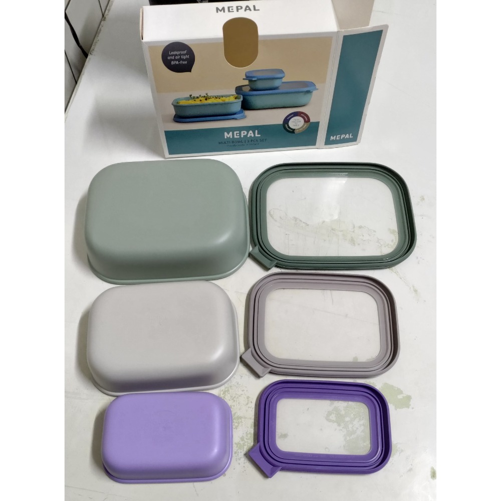 荷蘭製MEPAL保鮮盒三件組 扣樂扣樂廚餘回收桶3L FDA氣炸鍋配件5件組-細節圖3