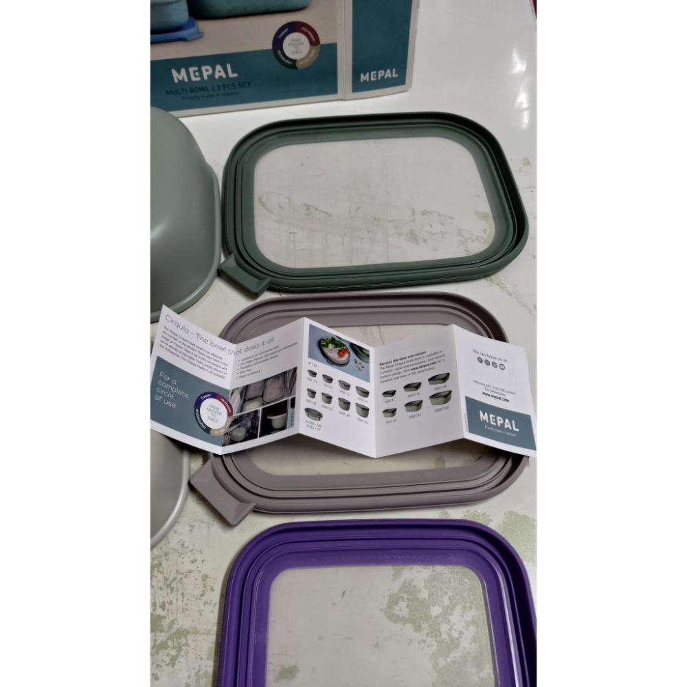 荷蘭製MEPAL保鮮盒三件組 扣樂扣樂廚餘回收桶3L FDA氣炸鍋配件5件組-細節圖4