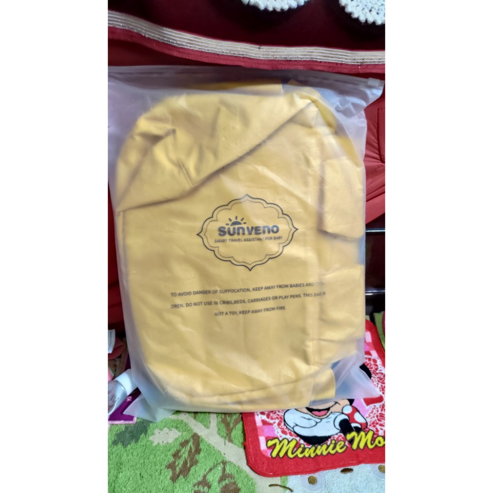 中華航空MOSCHINO過夜包 Meng Wa Wa 肩斜背包 推車手納包 置物掛袋-規格圖10