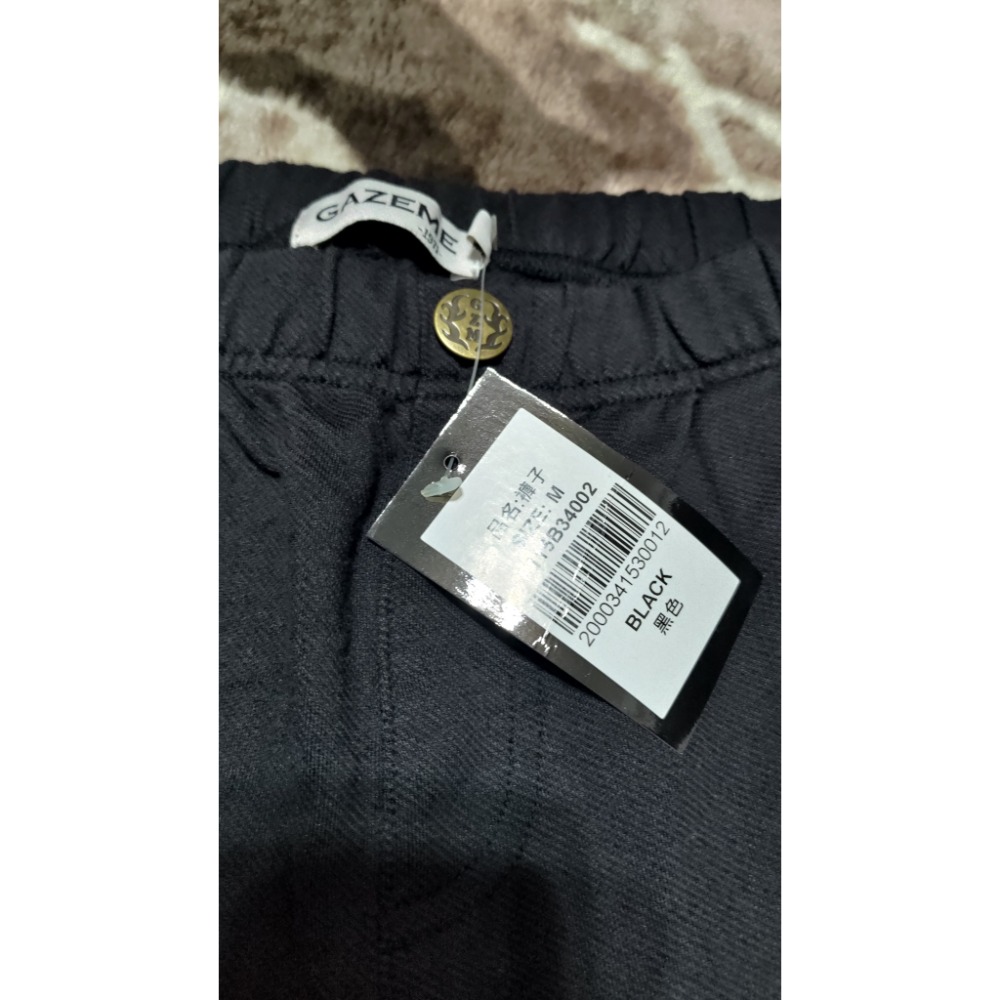全新 Gazeme 褲子 彈性 鬆緊腰M-細節圖3