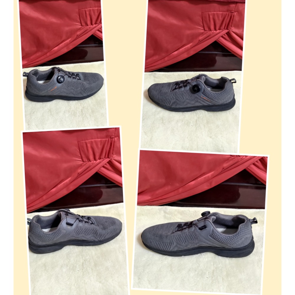 二手 Reebok慢跑鞋 輕量 透氣26.5 LA NEW 安底防滑 旋鈕扣 運動鞋 28.5-細節圖2