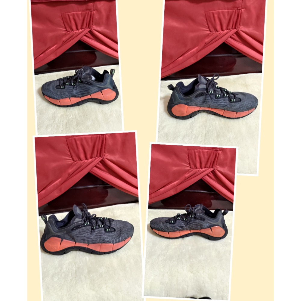 二手 Reebok慢跑鞋 輕量 透氣26.5 LA NEW 安底防滑 旋鈕扣 運動鞋 28.5-細節圖3