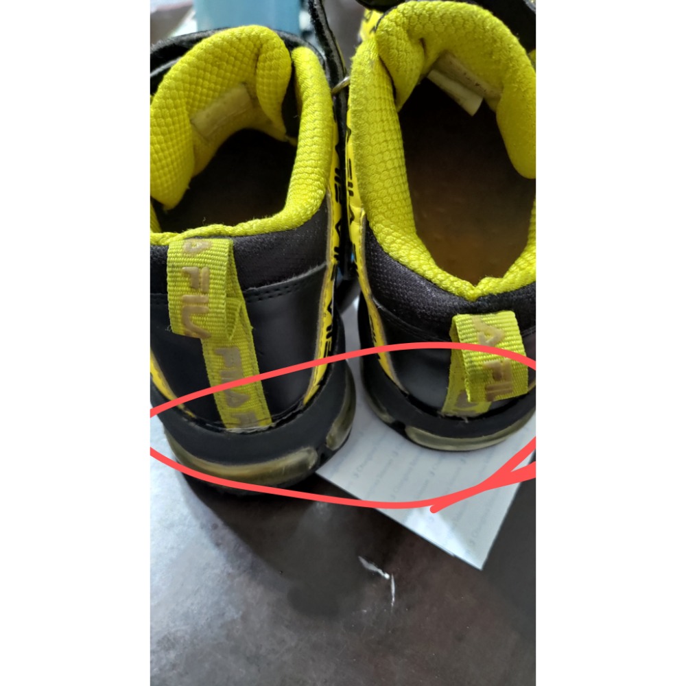 二手 FILA 籃球鞋 氣墊鞋 中大童 US1 20公分-細節圖8