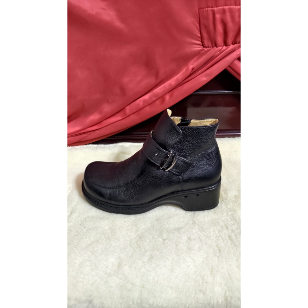 Crarc 健康呼吸氣墊鞋 短靴 軟牛皮 全腳掌墊面通風小氣室24號-細節圖3